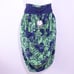 Eva Franco Women's Harem Bubble Skirt Green Navy Palm NWT 398 Sz 2