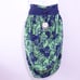 Eva Franco Women's Harem Bubble Skirt Green Navy Palm NWT 398 Sz 2