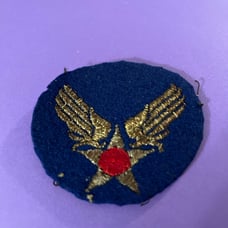 Original WWII US Military Air Force Gold Bullion Wool Patch