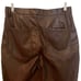 OPEN EDIT by Nordstrom Solid Brown Faux Leather High Rise Ankle Pants Medium