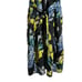 Slate & Willow Black Mixed-Media Floral Polka Dot Sheath V-Neck Dress 12