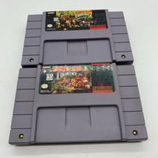 Donkey Kong country 1&2 for snes