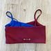 Womens Wilo Burgundy/Blue Workout Set - S