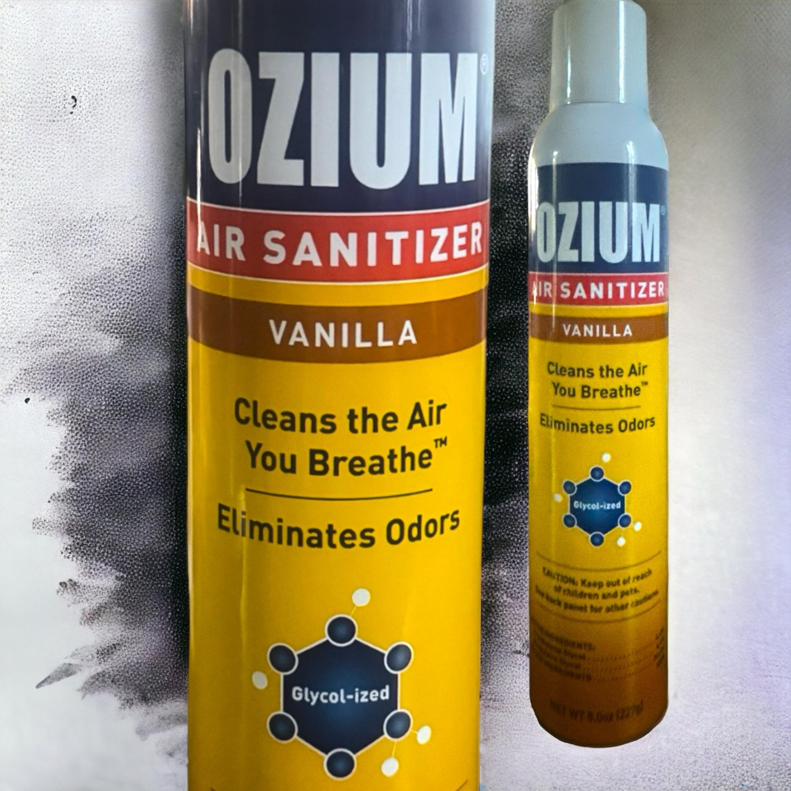 OZIUM l Air Sanitization & Odor Elimination Vanilla Scent, 8 Fl Oz l New