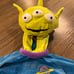 Disney Store Toy Story Alien Costume Size large Plush Halloween