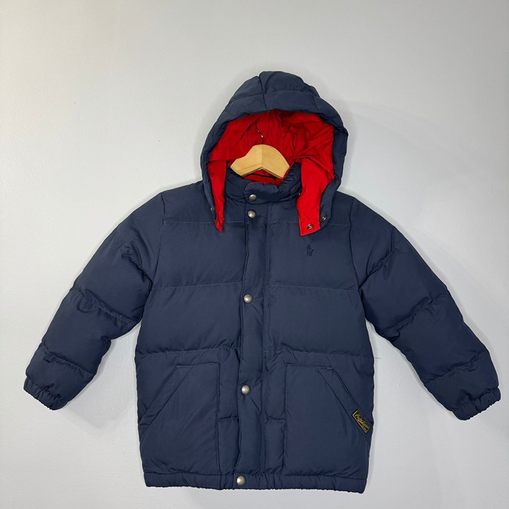 Polo Ralph Lauren Boys Down Puffer Jacket Blue Coat Boys 6