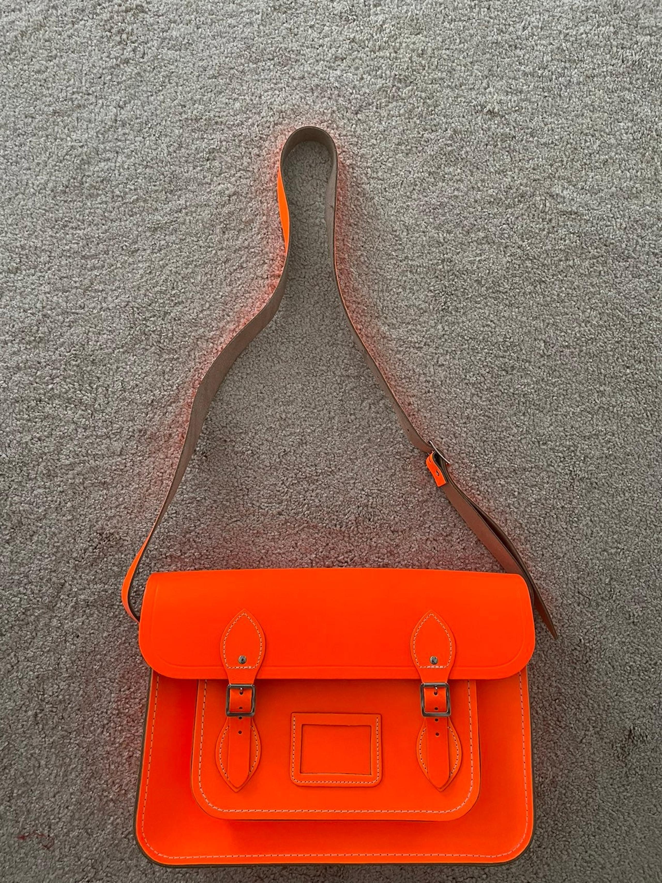 Bright Neon Orange The Cambridge Satchel Company Satchel Bag
