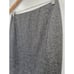 Anthropologie Etcetera Gray Wool Silk Ruffled Knee Length Skirt Size 2