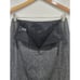 Anthropologie Etcetera Gray Wool Silk Ruffled Knee Length Skirt Size 2