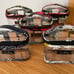 Vera Bradley - 5pc. SET - Mini Clear Organizers - SO MANY GREAT USES
