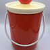 Vintage Ice Bucket by Kromex - Red White Eagle Stars Patriotic MCM 1970's -K5981