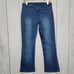 Seventh Avenue Fashions Embroidered & Beaded Floral Jeans, size 7/8