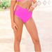 L*Space Harrington Bitsy Bikini Bottom in Bright Fuchsia Pink Size XS NWT