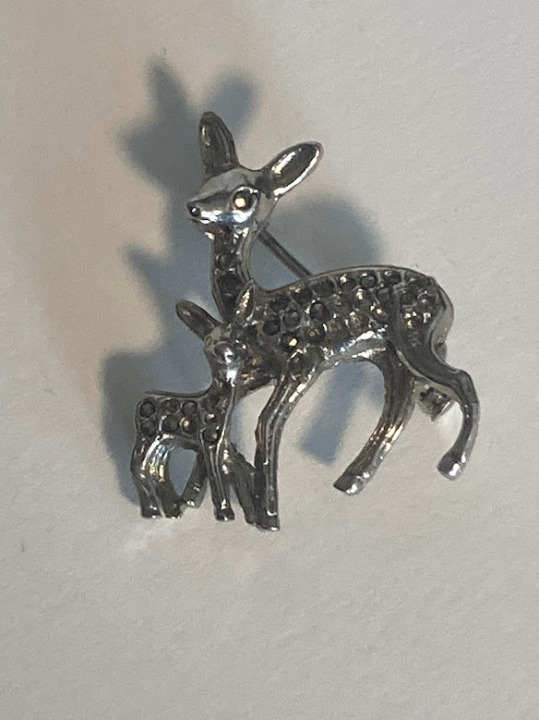 Vintage Deer Brooch