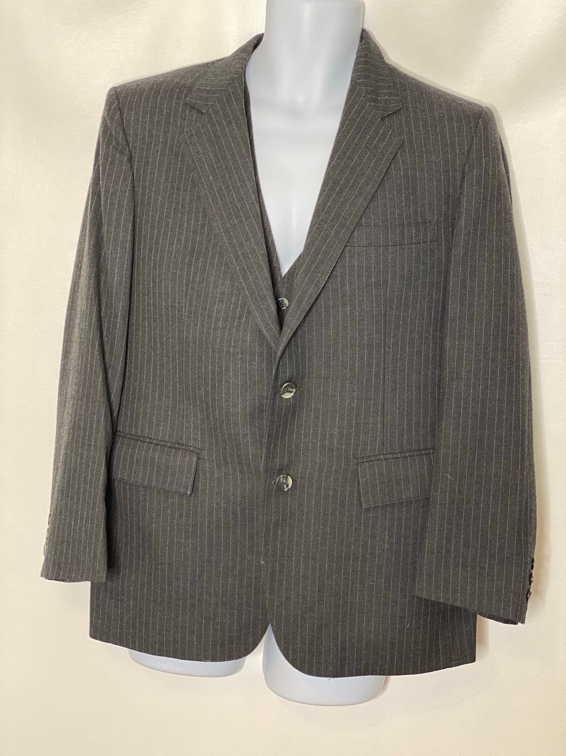 Austin Hill vtg blazer & vest mens 40S