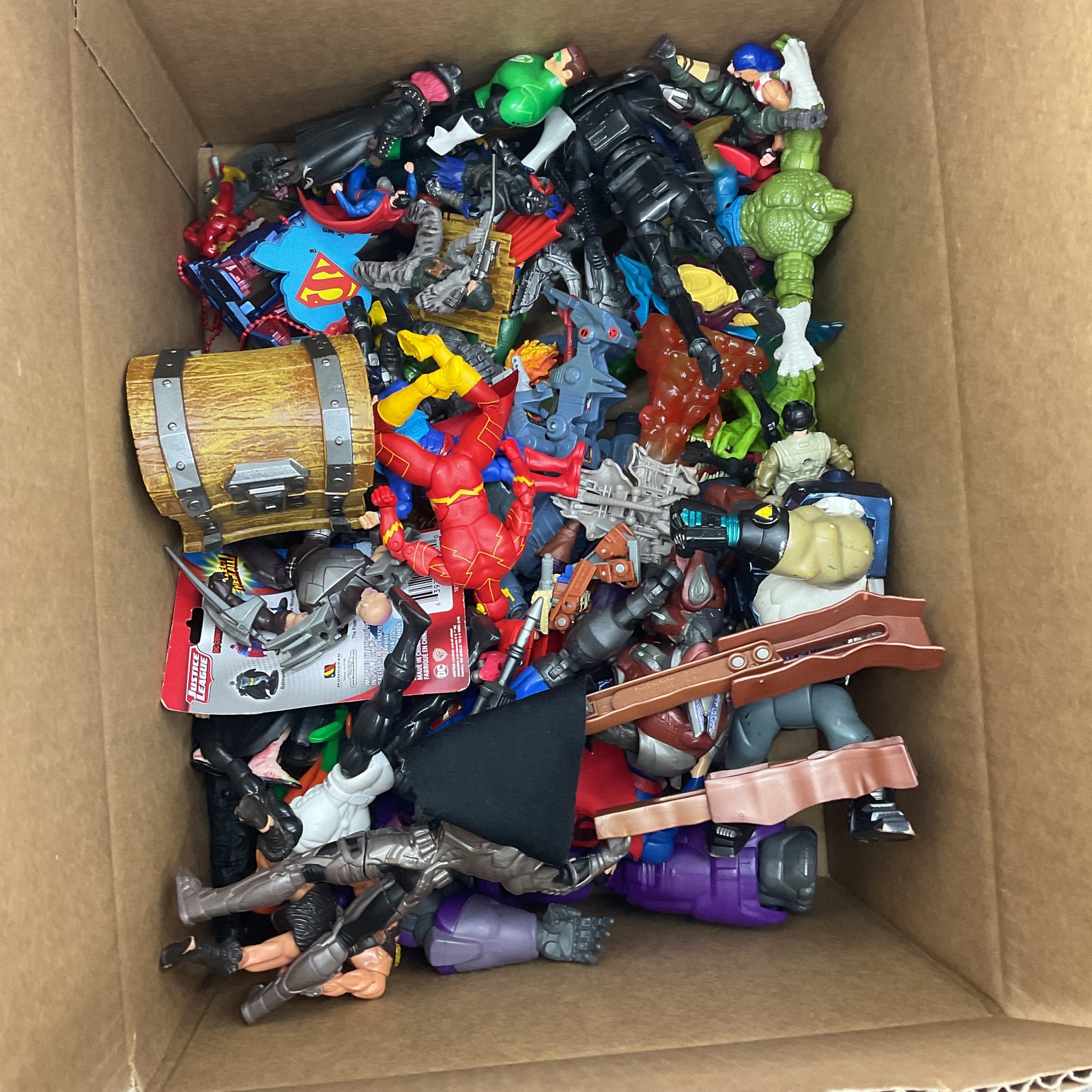 Superhero Action Figure Toy Bulk Wholesale Lot Flash Dick Tracy