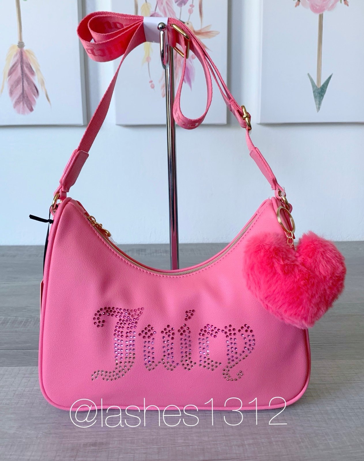 JUICY COUTURE Bag Obsession Crossbody - Pink Lemonade