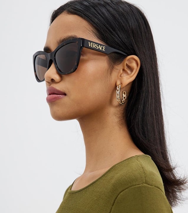 NEW VERSACE VE4417U - 108/73 Logo Sunglasses