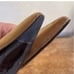 STUART WEITZMAN Classic Gold Leather Stiletto Pumps Metal Heels Woman’s 8M Spain