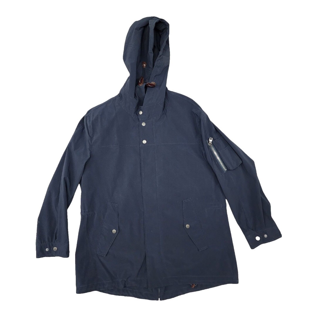Sealup Men's Raincoat Jacket With Hoodie Made in Italy Size 56 / XL