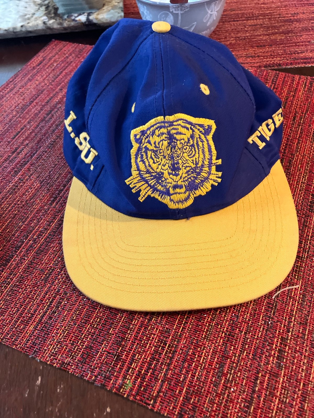 Vintage 80s or 90s LSU hat plus free gift