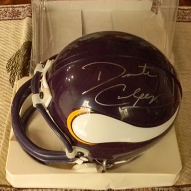 Daunte Culpepper Auto Signed Vikings Helmet