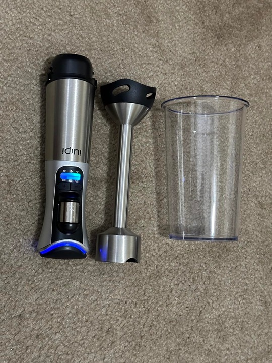 IUIPI Cordless Hand Blender, Variable Speed​ Rechargeable Immersion Blender Hand