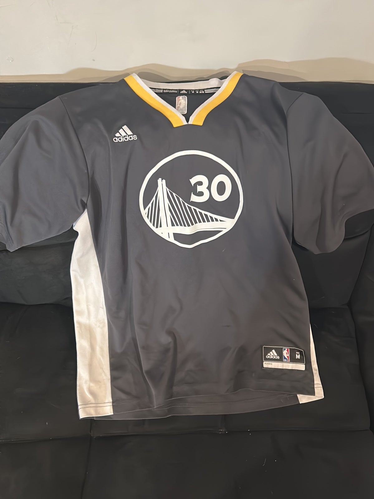 adidas Stephen Curry Golden State Warriors Swingman Black Alternate Jersey