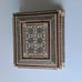 Vintage Egyptian Mother of Pearl Cigarette Case Décor in laid Wooden Musical Box
