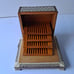 Vintage Egyptian Mother of Pearl Cigarette Case Décor in laid Wooden Musical Box
