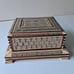 Vintage Egyptian Mother of Pearl Cigarette Case Décor in laid Wooden Musical Box