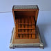 Vintage Egyptian Mother of Pearl Cigarette Case Décor in laid Wooden Musical Box