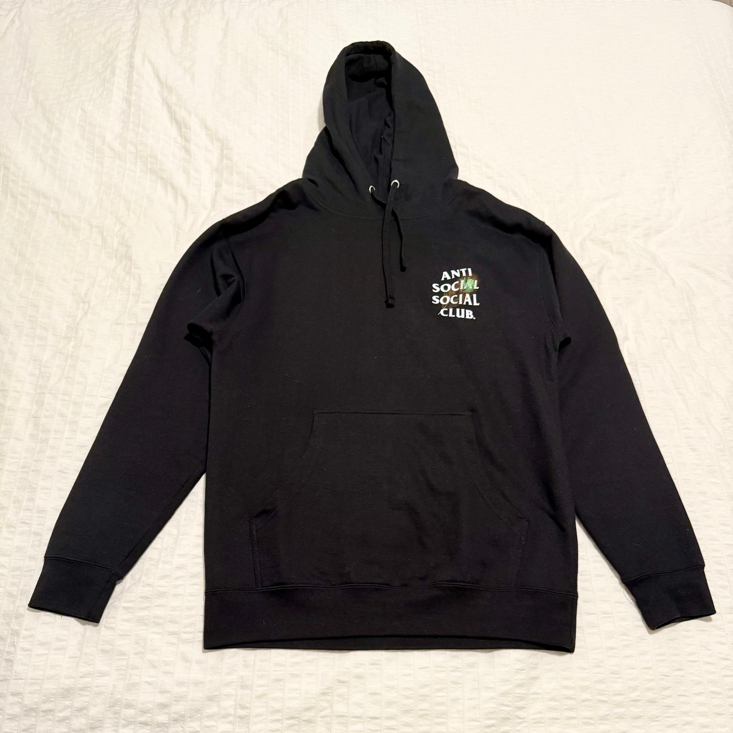 ASSC FW20 Black Birdbath Feather Hoodie - Men’s | Size: M | Black