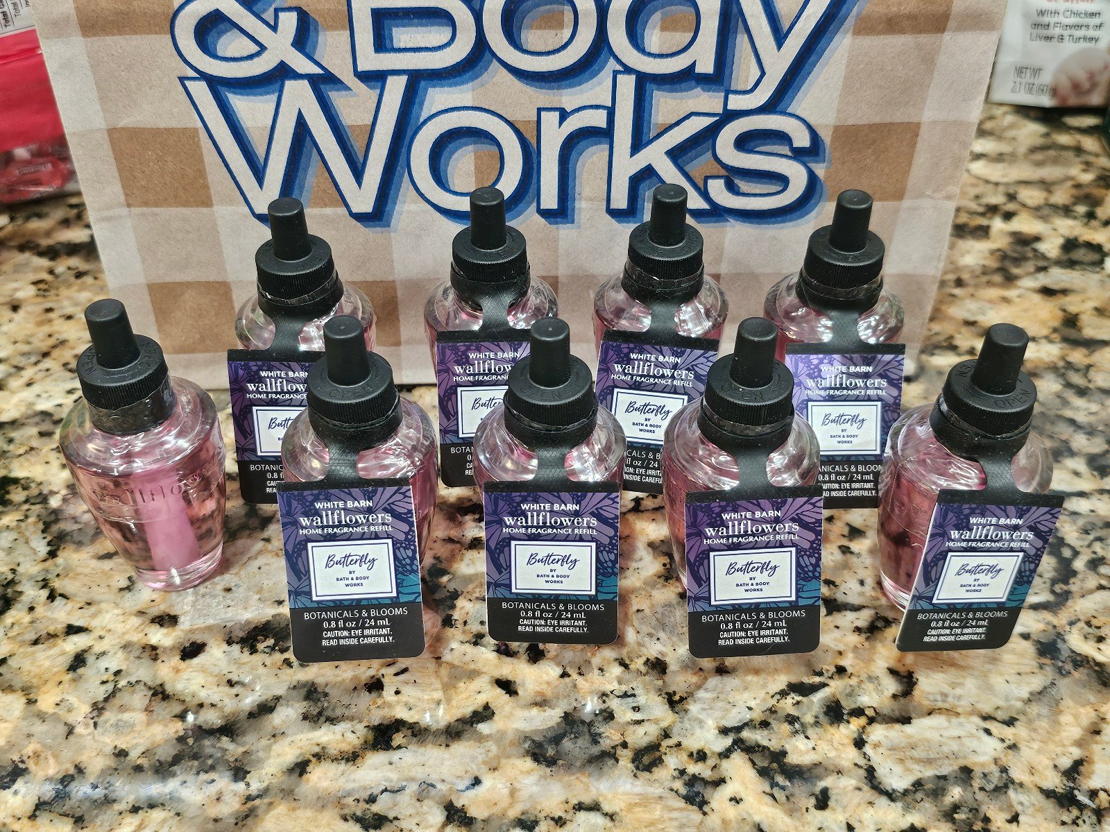x9 Butterfly Wallflower Plug Refills by Bath & Body Works