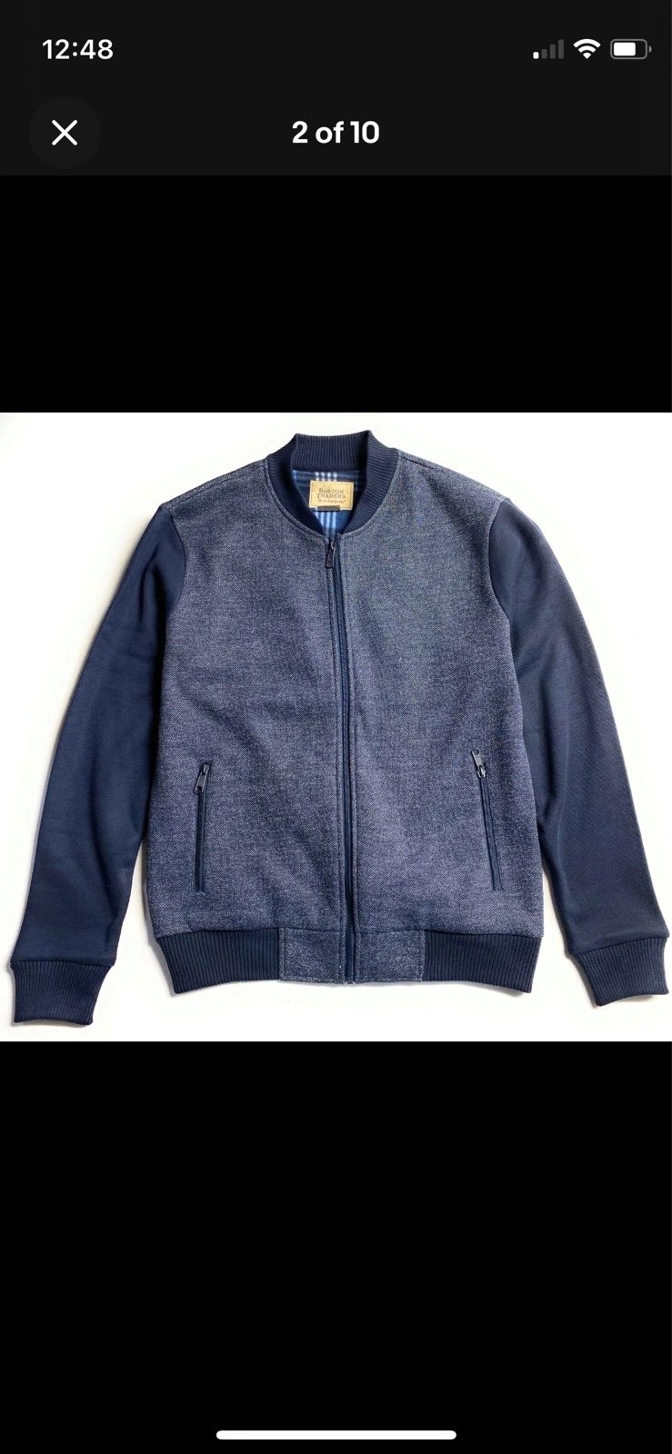 Boston Traders Men’s Flanel Lined Full Zip-up Jacket