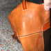 Kate Spade Coal Devon Purse Orange Pink Brown Wool Blend Leather Tote Purse Bag