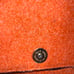 Kate Spade Coal Devon Purse Orange Pink Brown Wool Blend Leather Tote Purse Bag
