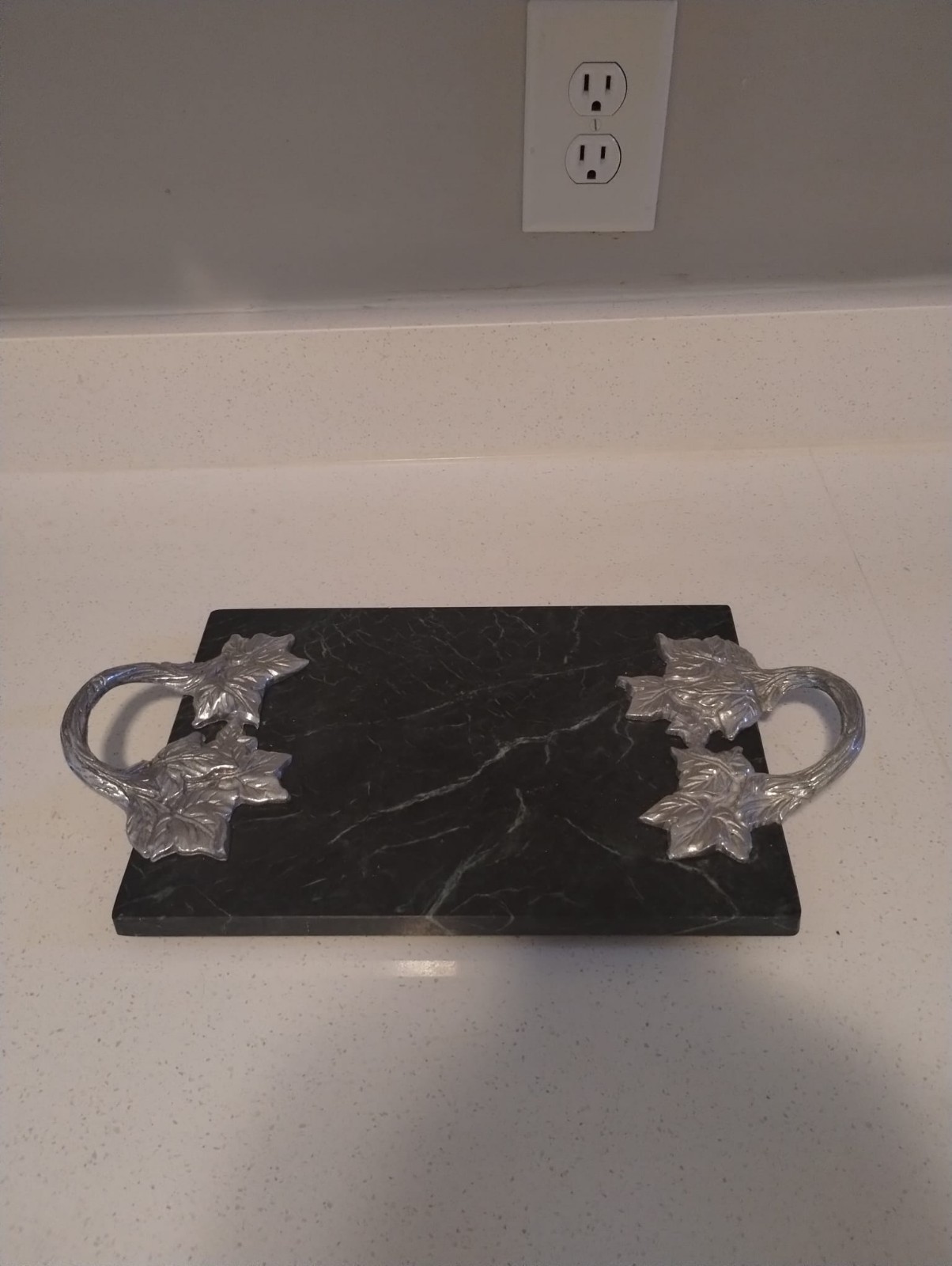 1960s Italian Marble Charcuterie / Cheese Board Tray