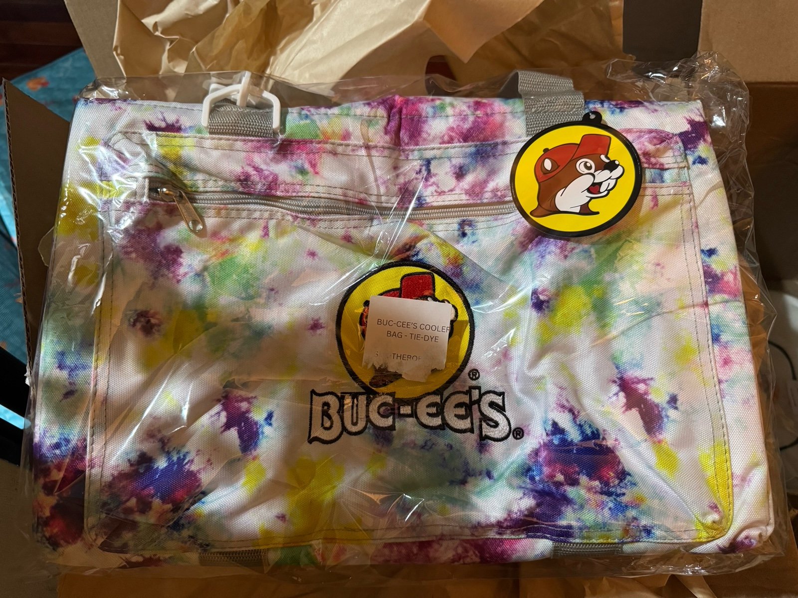 Buc-ee’s Texas Travel Cooler Bag 24 CANS 10lb Embroidered Bucees Beaver Canvas