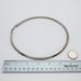 Vintage Italy Sterling Silver 925 7mm Omega Necklace 18