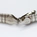 Vintage Italy Sterling Silver 925 7mm Omega Necklace 18