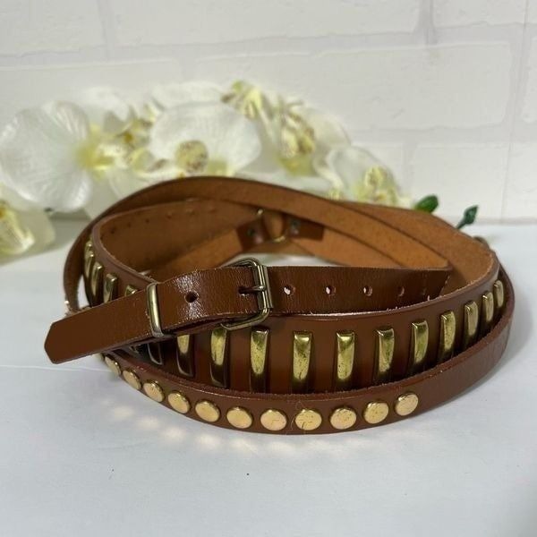 Accessories by Pearl Genuine Leather Belt No Size length 67” inches