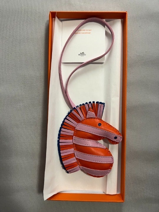 Hermes Geegee Savannah Charm / Rodeo - Orange Color