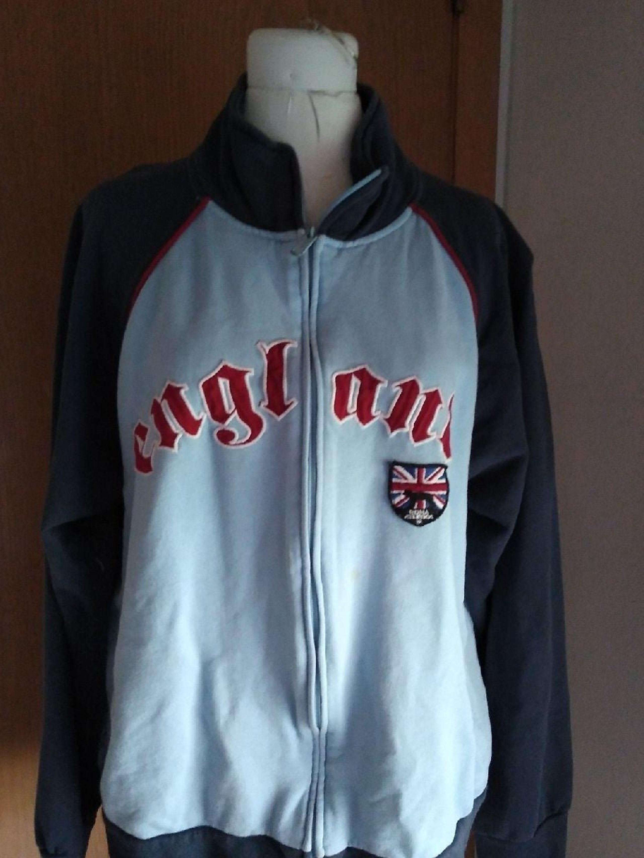 England zipper double pocket sweatshirt vintage size XL men juniors