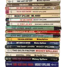 Mickey Spillane Paperback Book Lot of 17 Mike Hammer +. Vintage See Pictures