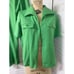 Vintage Woman's 70's 2 Piece Lime Green Leisure Suit Jacket Pants Medium Large
