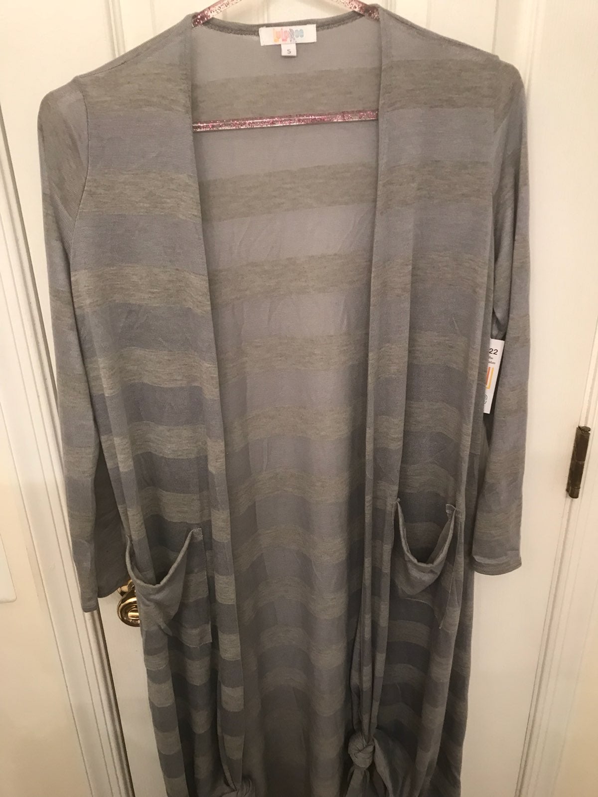 Lularoe Gray Sarah Small BNWT