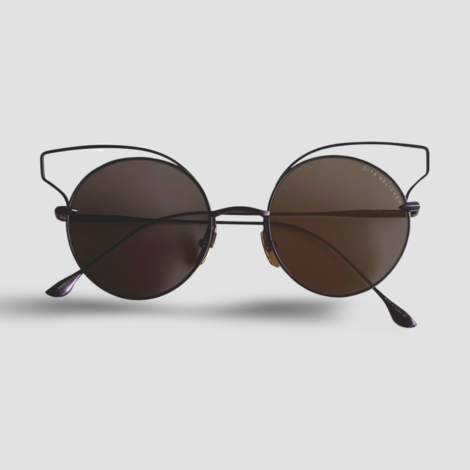 DITA Believer 23008 Purple/Dark Grey Sunglasses (Retail 510)