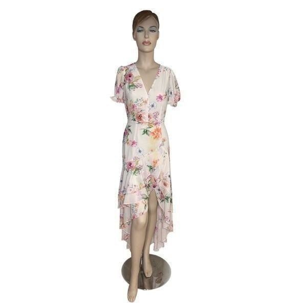 Yumi Kim Summer Love Dalia Short Sleeve Floral Dress Size XS