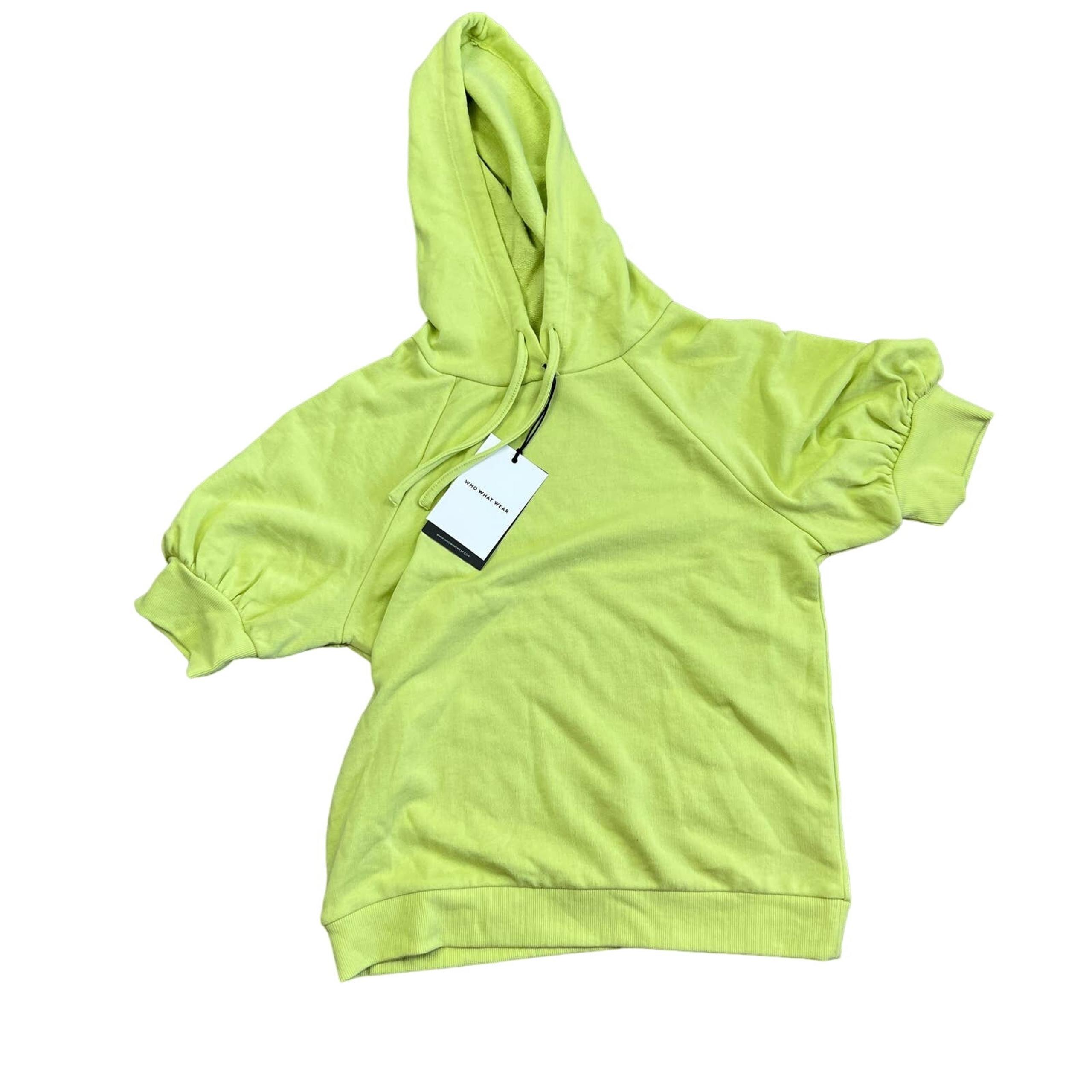 Who What Wear Women's Green Hooded Sweatshirt - Size Small - NWT